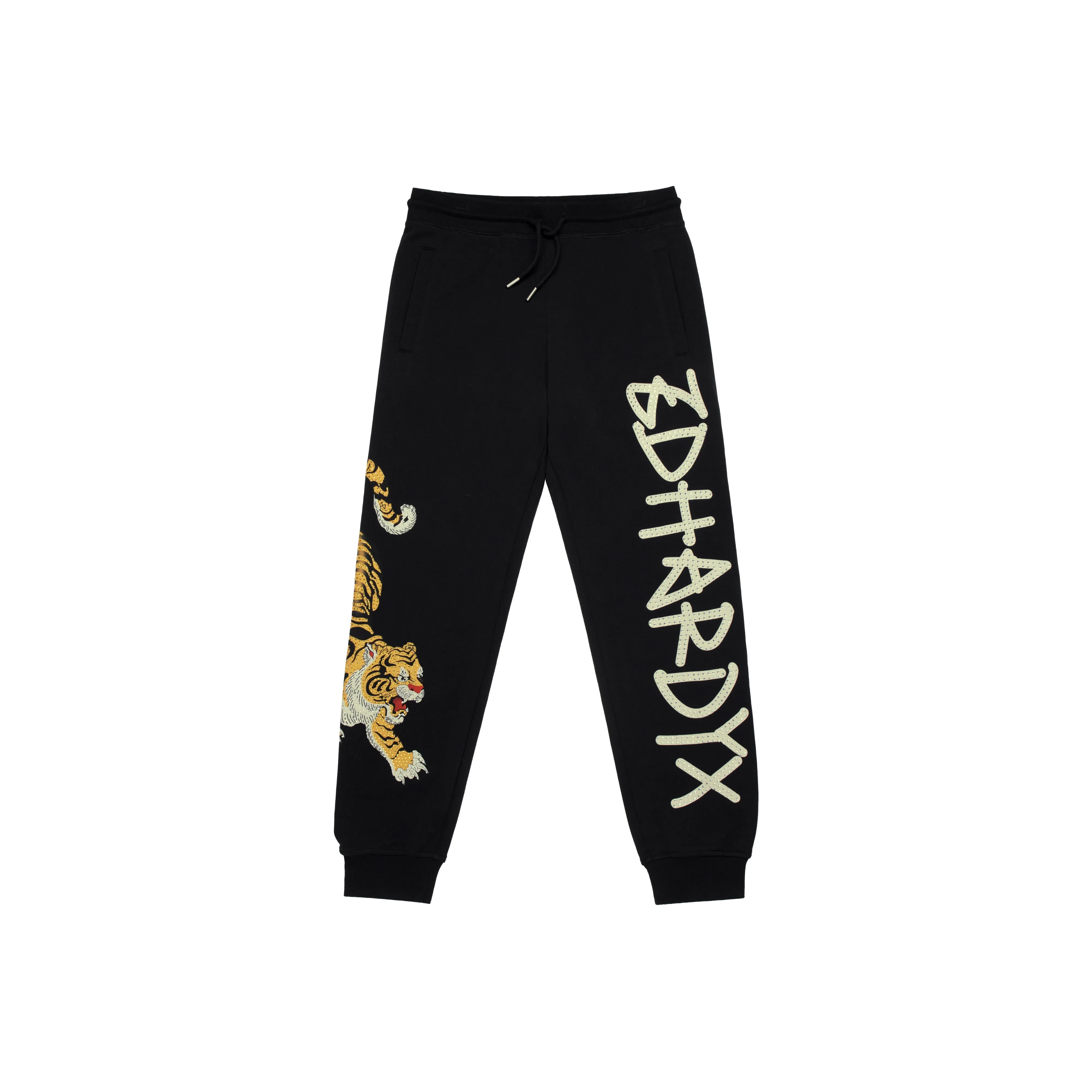 ED HARDY X Casual Pants Unisex Black