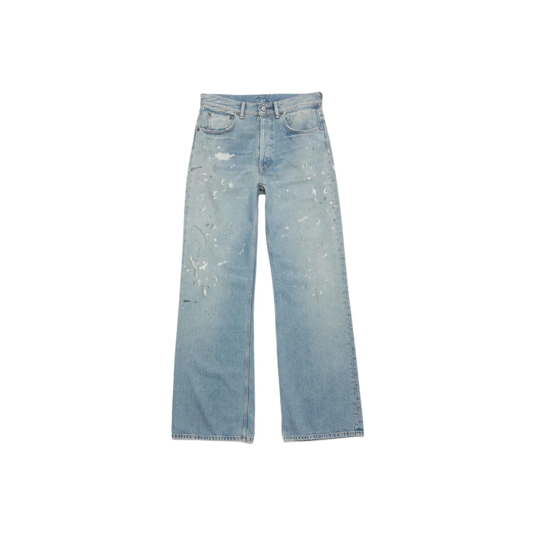 Acne Studios 2021M Regular Fit Distressed Jeans