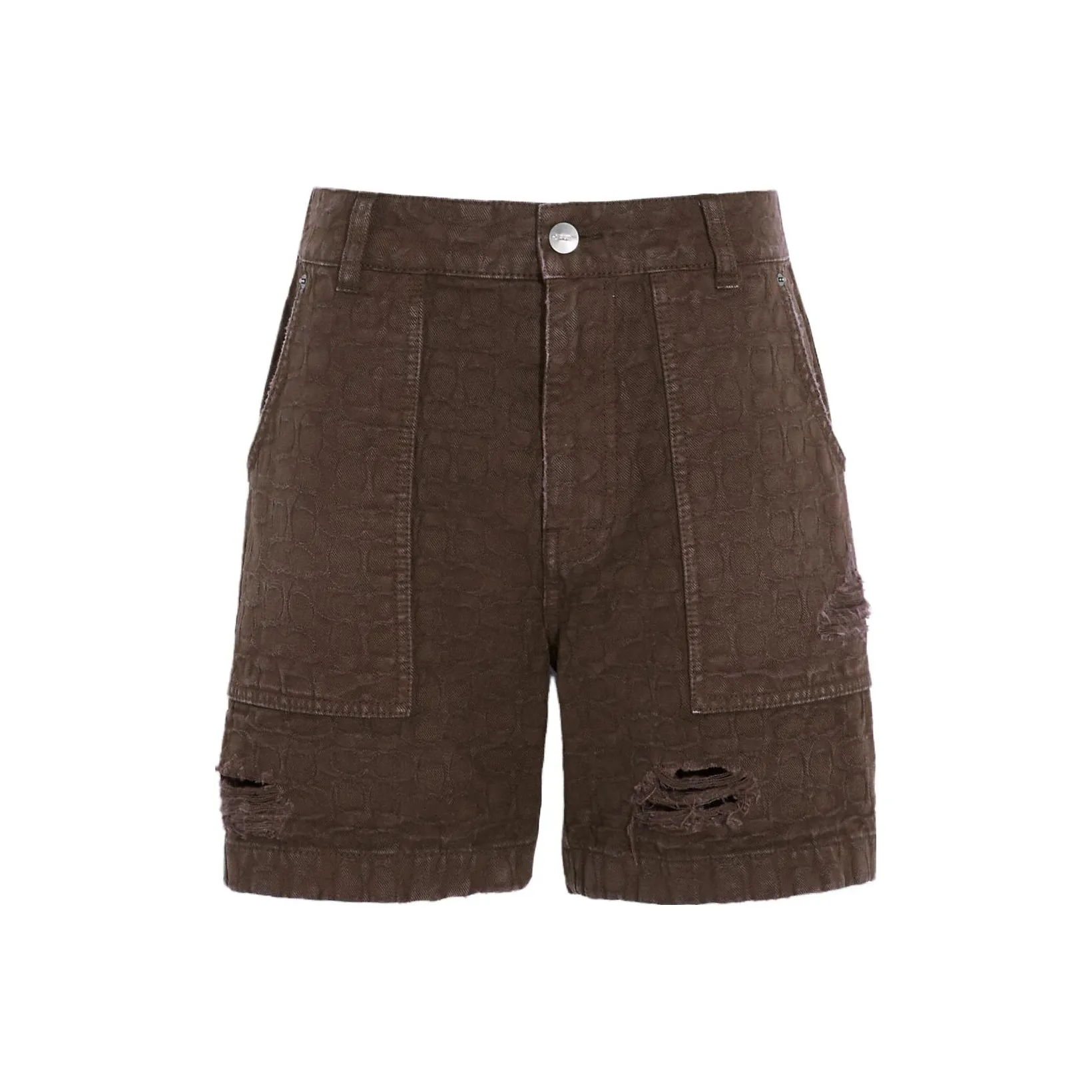 COACH Denim Shorts Men's Brown
