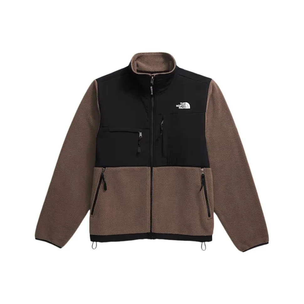 THE NORTH FACE FW24 Ретро DENALI Куртки и Пальто Мужской Черный Коричневый