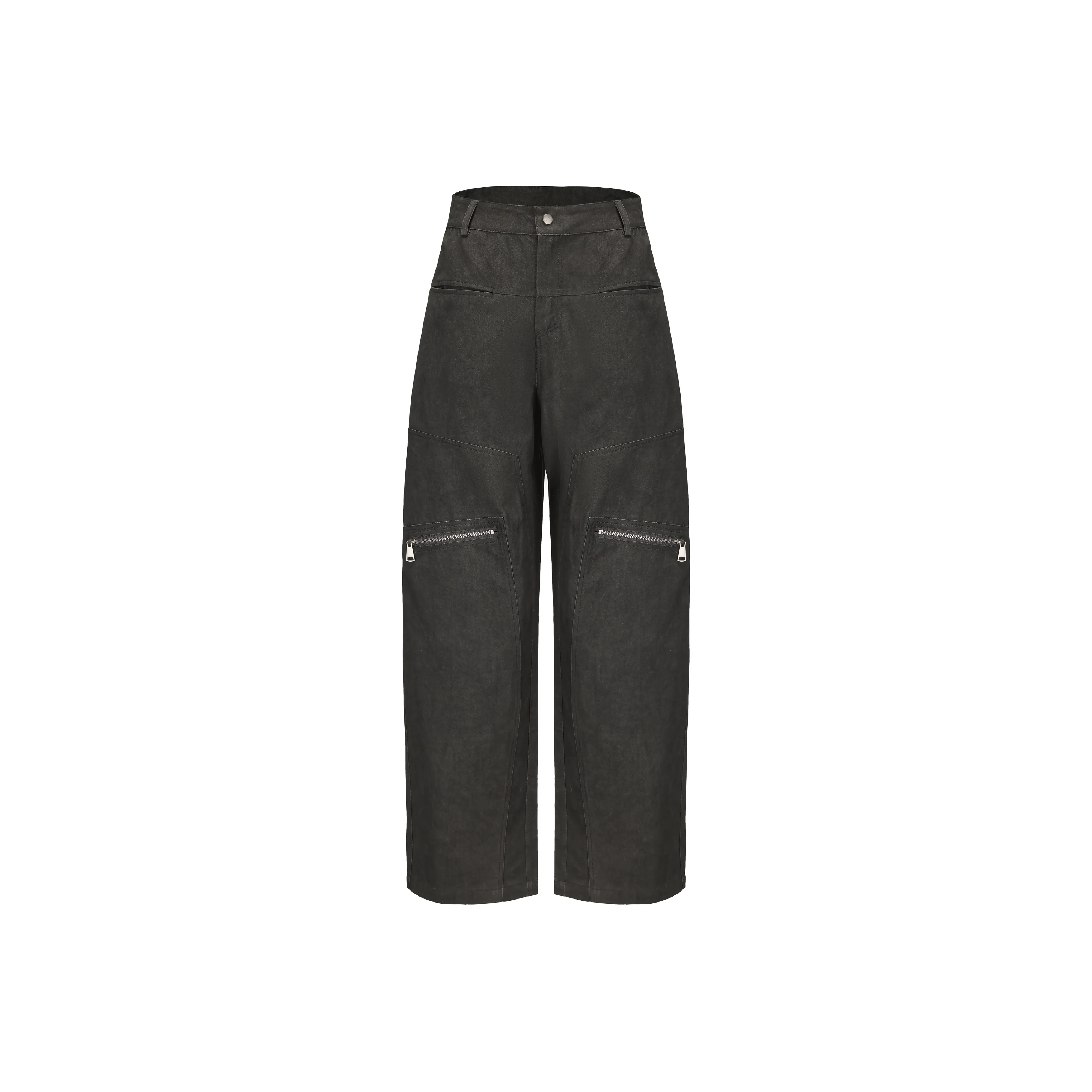 NSTNEW START Casual Pants Unisex Dirty Dyed Dark Gray