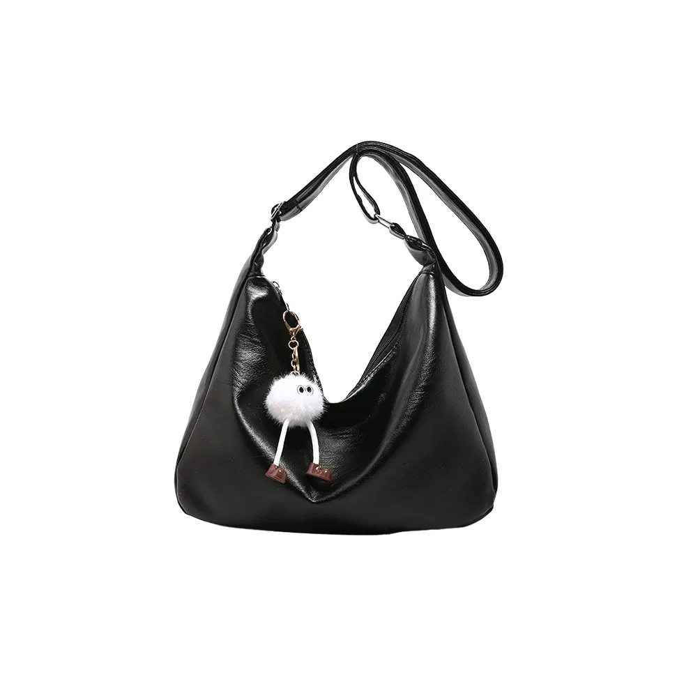 Juju Jimmy ПУ (полиуретан) Сумка через плечо Женская Экрю Черный Коричневый