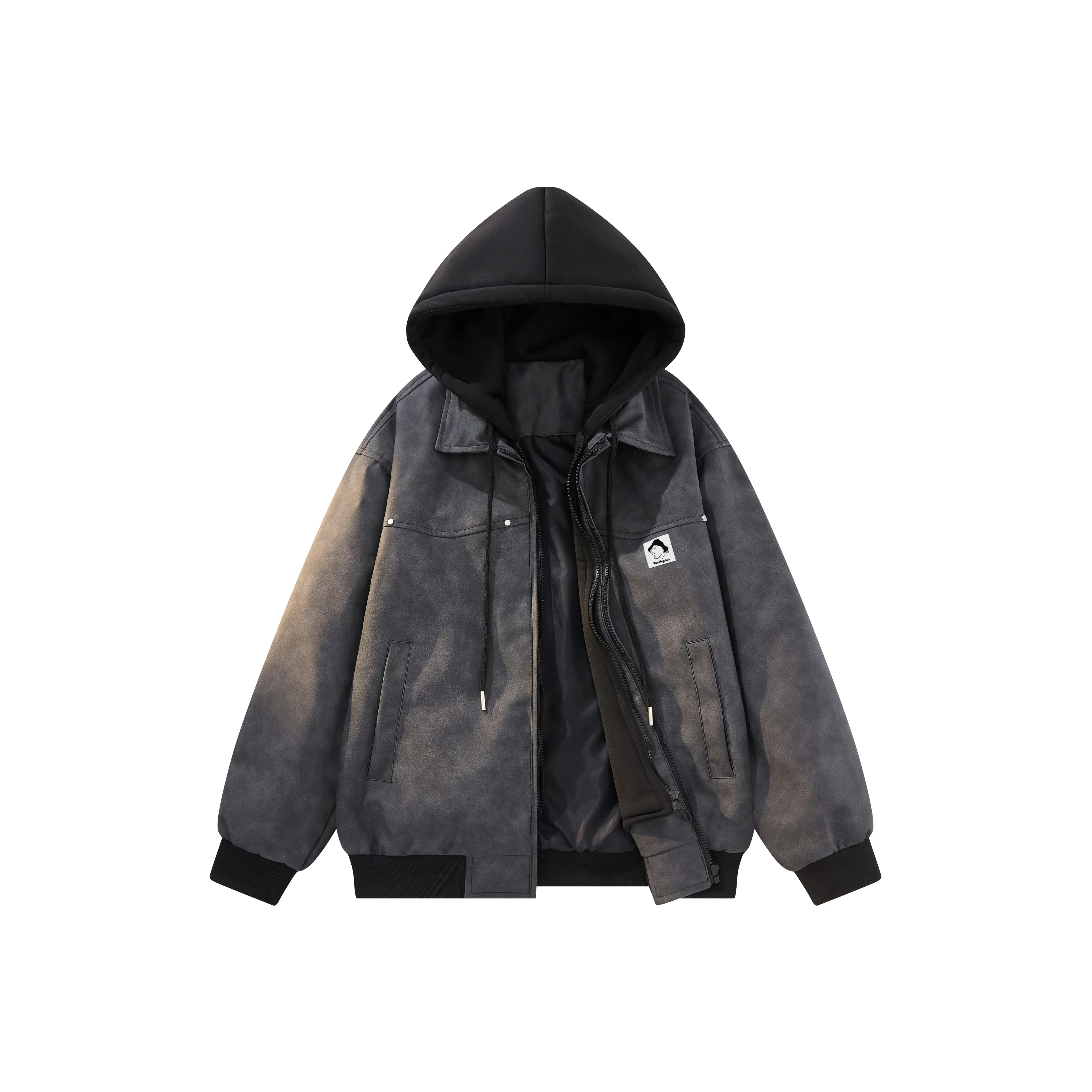 Paddington Bears кожаная куртка унисекс