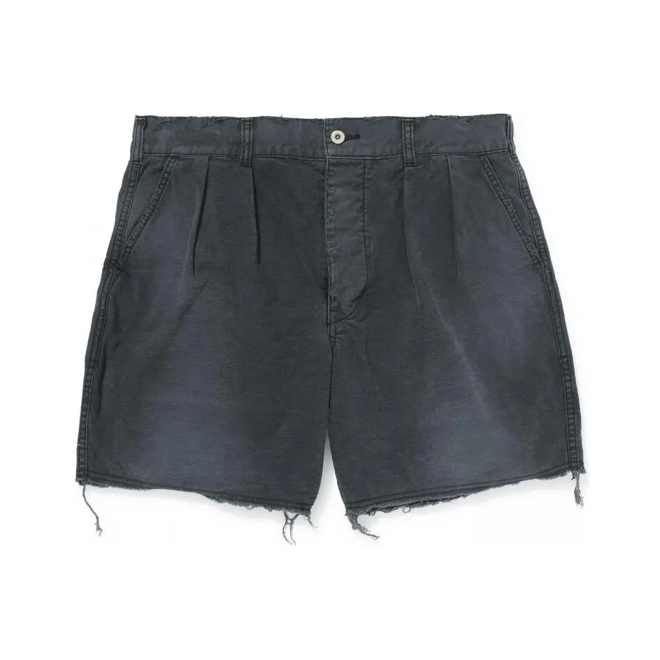 MADNESS Черные унисекс джинсовые шорты