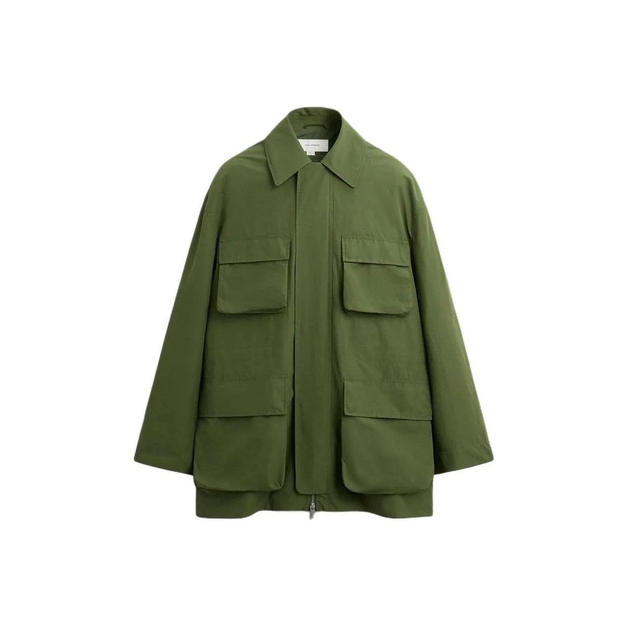 ZARA PARKA Куртка Мужская Оливково-зеленая