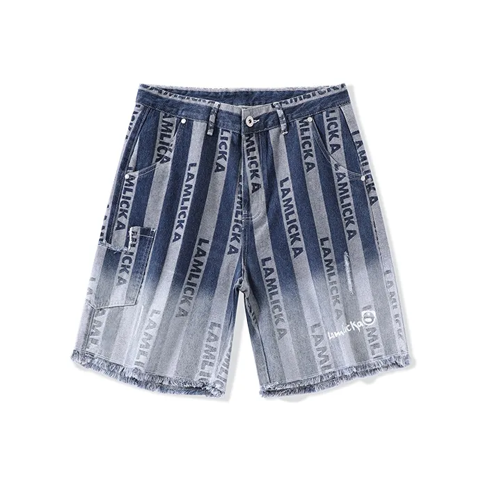LAMLICKA Синие Унисекс Джинсовые Шорты