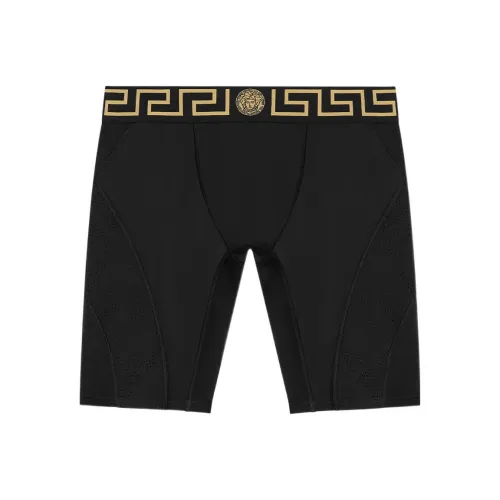 VERSACE Черные Мужские Повседневные Шорты