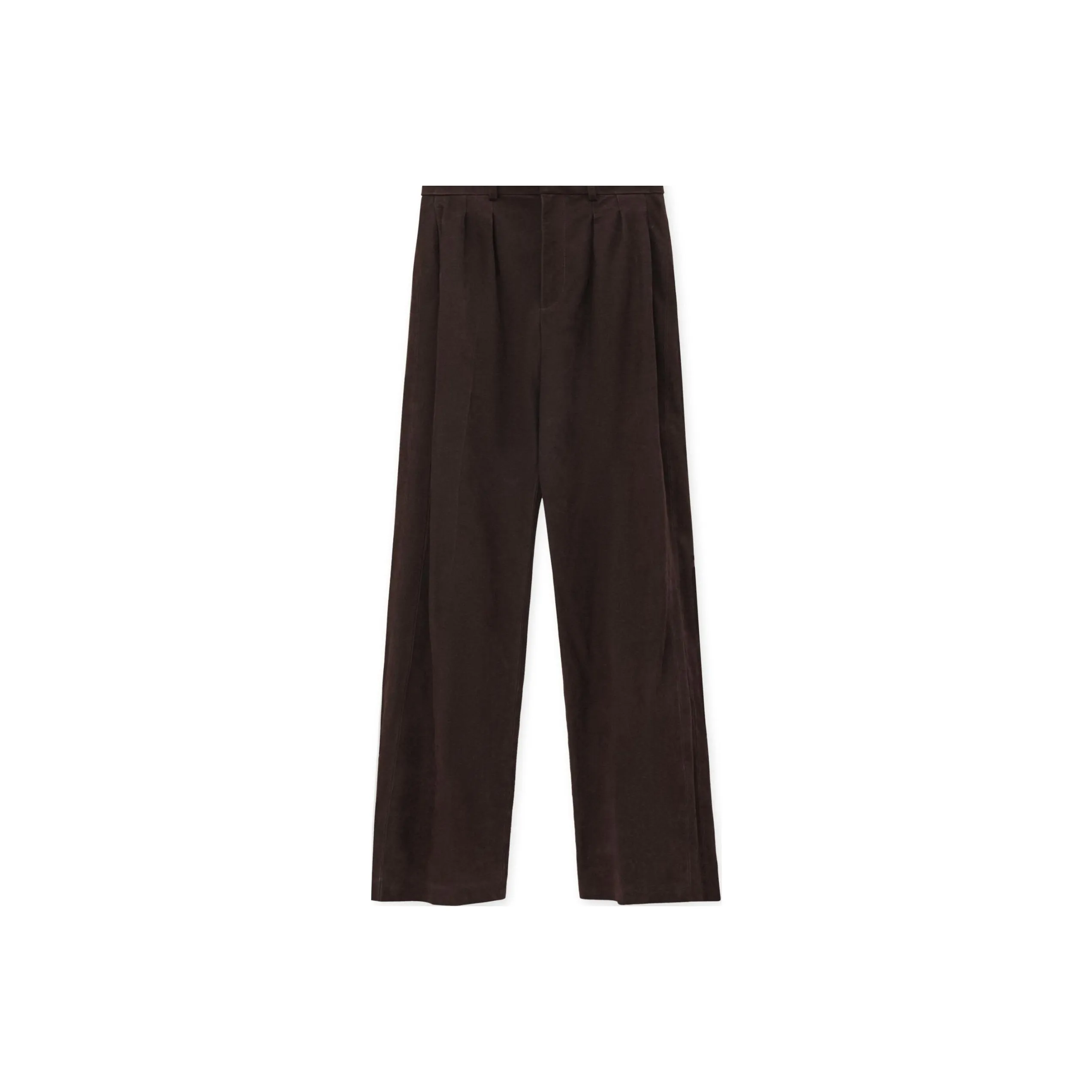 LOEWE SS25 Leather Pants Men's Dark Brown