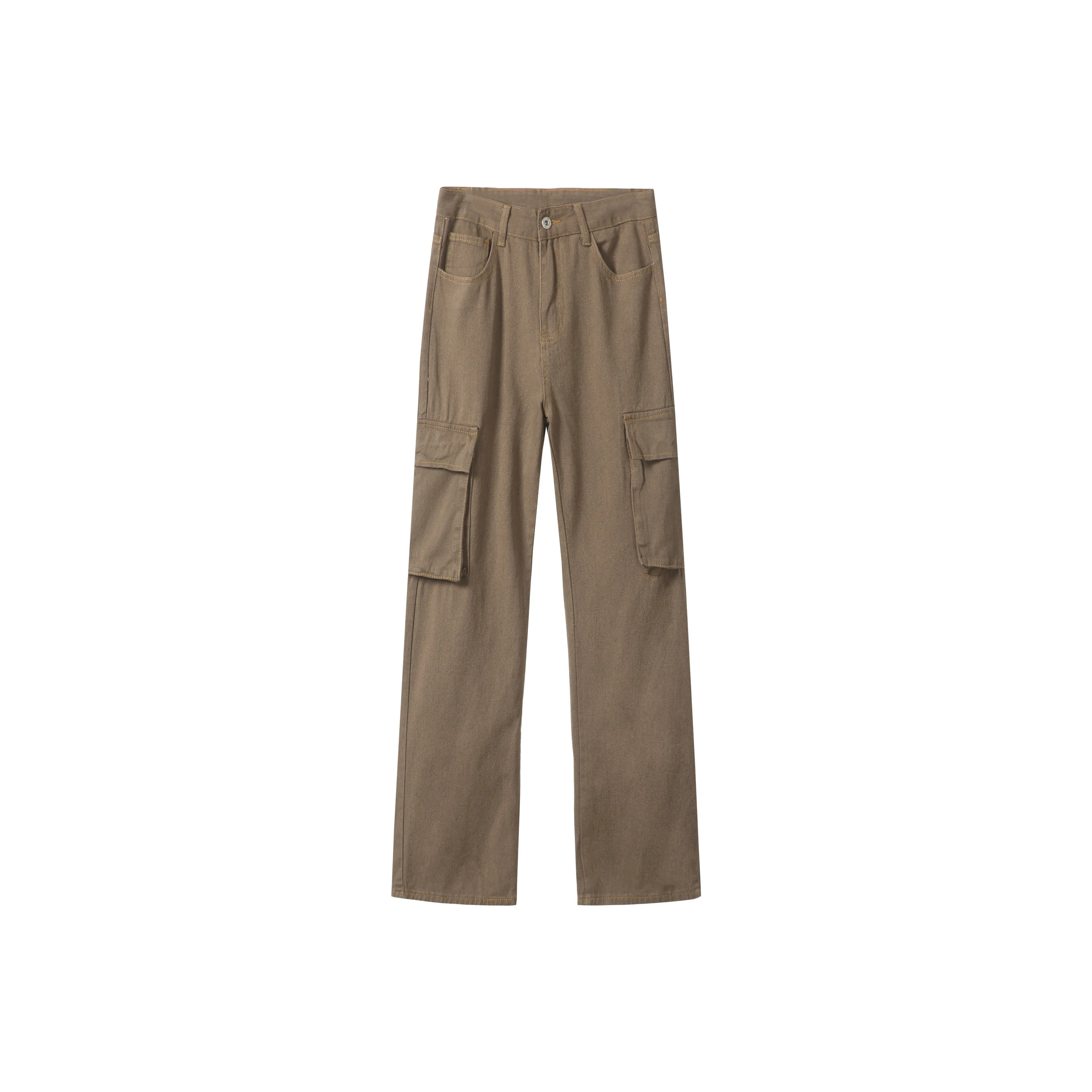 OXRL Коричневые унисекс брюки карго