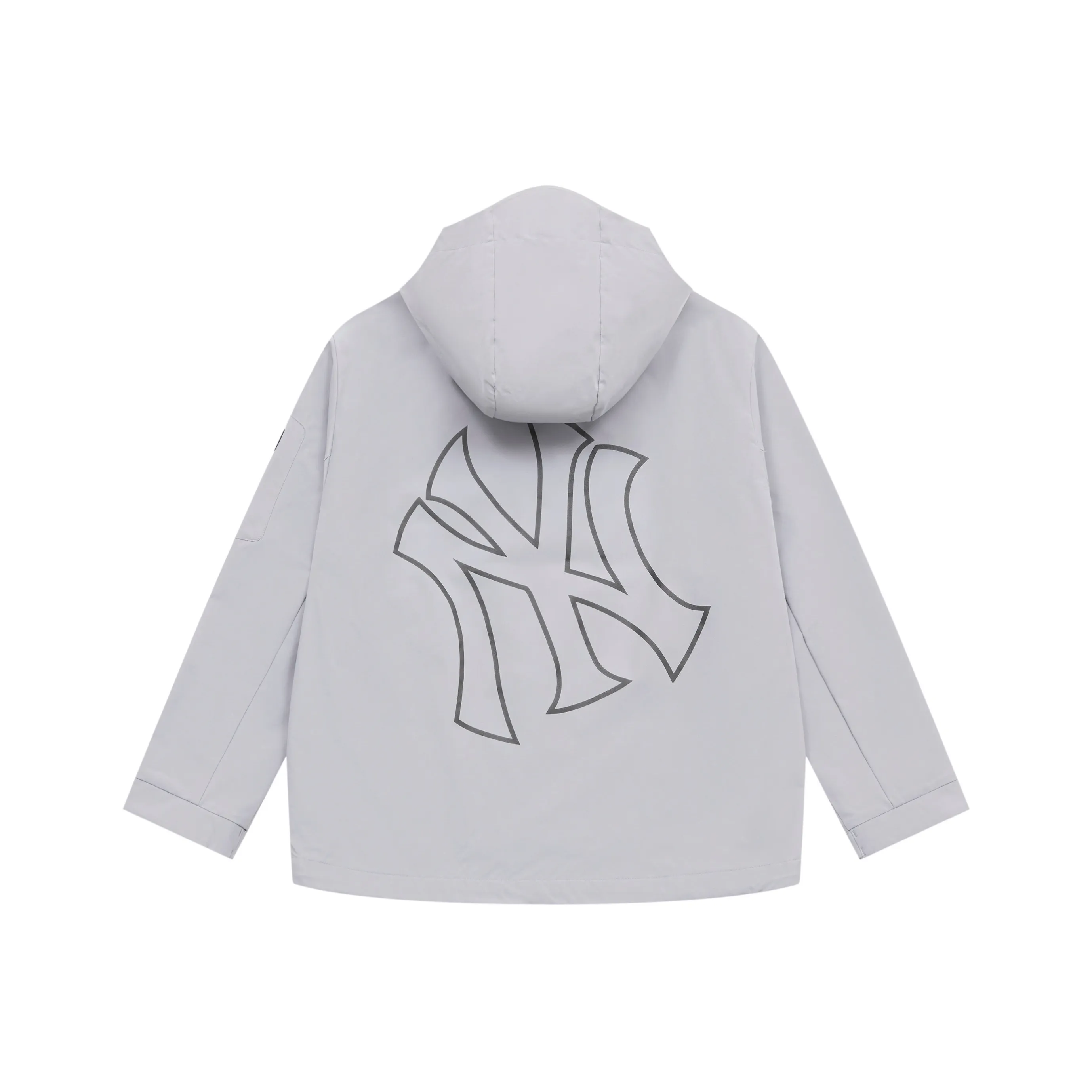 MLB New York Yankees Basic Collection SS25 Trench Coat Unisex Light Gray