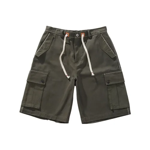 Penfield Оливково-зеленые Унисекс Шорты карго