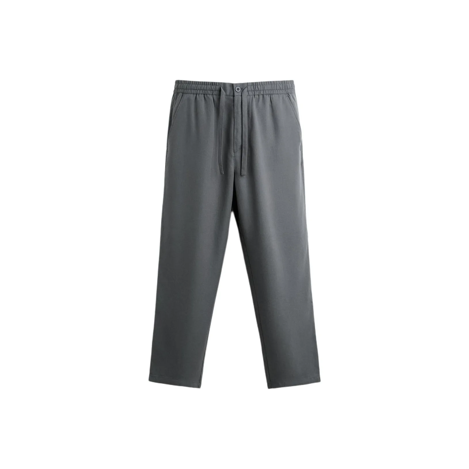 ZARA Повседневные брюки Мужские Угольный серый