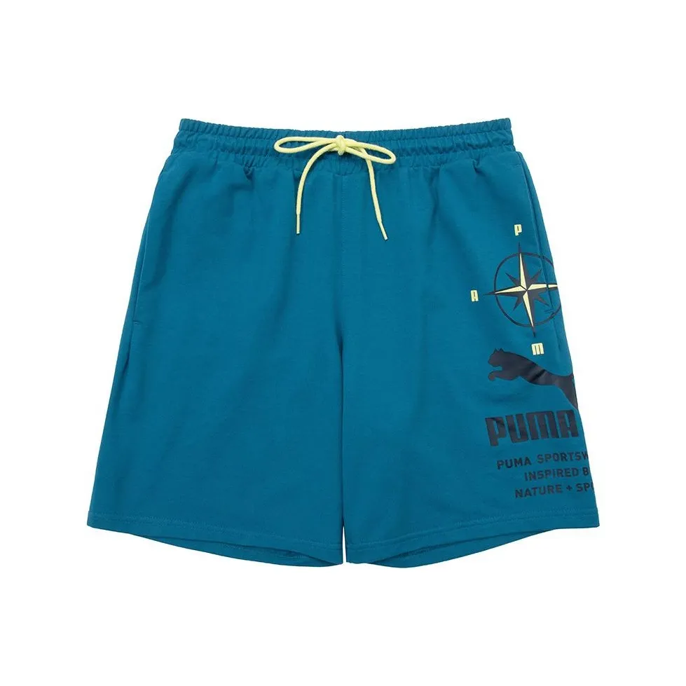 PUMA Blue Men's Casual Shorts PUMA Синий Мужские Повседневные Шорты