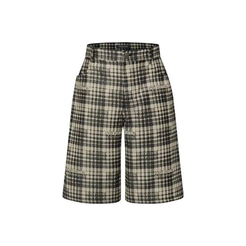 LOUIS VUITTON FW23 Denim Shorts Men's Multicolor
