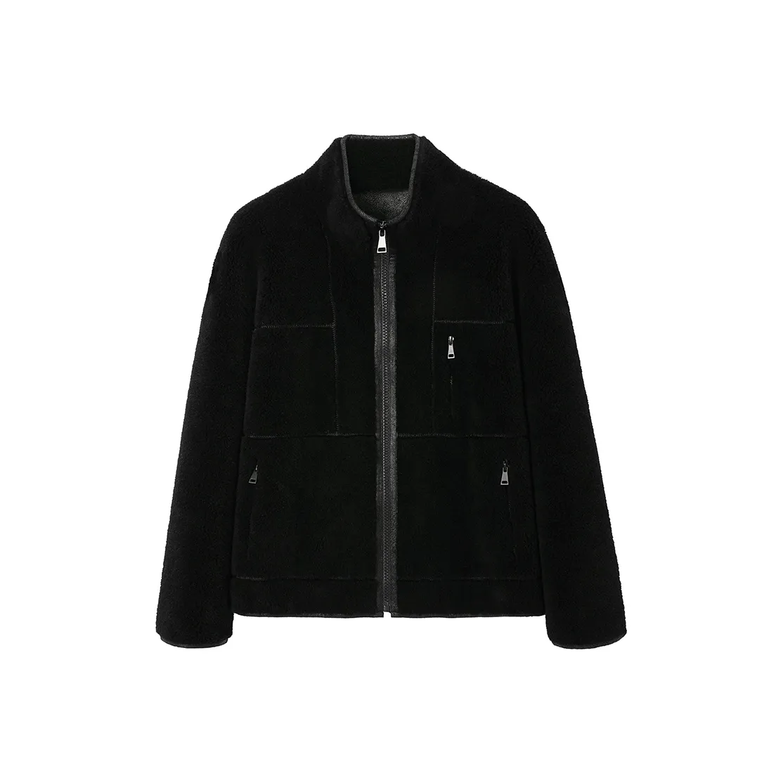 SINBOS Цвет сосновой сажи Мужская меховая одежда