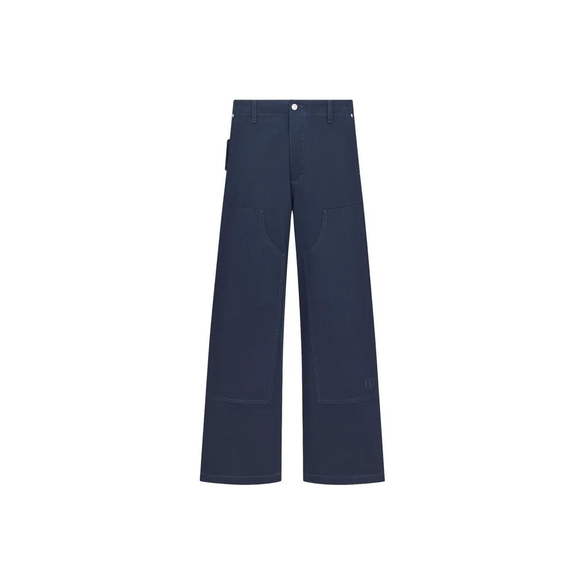DIOR SS25 Summer Men's Clothing Collection Cargo Pants Men's Marine Blue