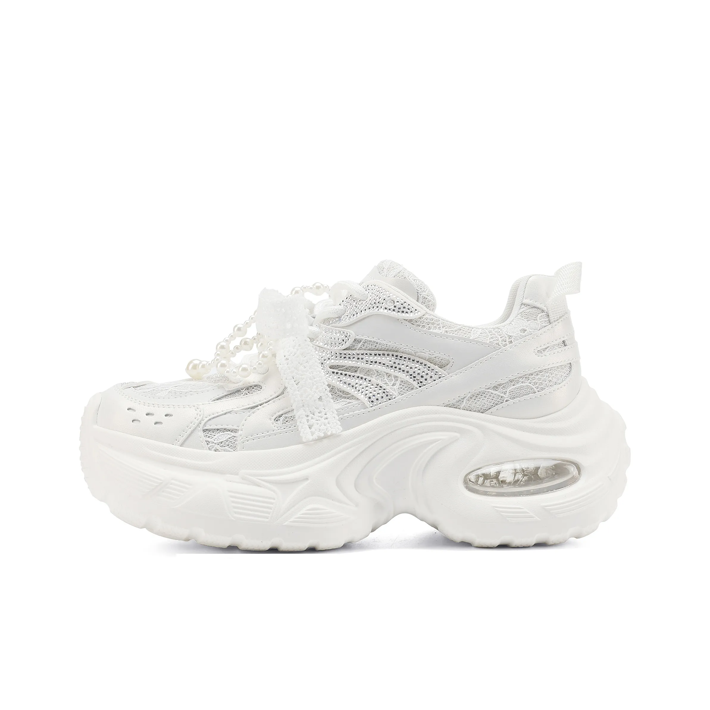 FIVE PLUS Амортизаторы Устойчивые к истиранию Низкий Топ Толстая подошва Кроссовки Женские