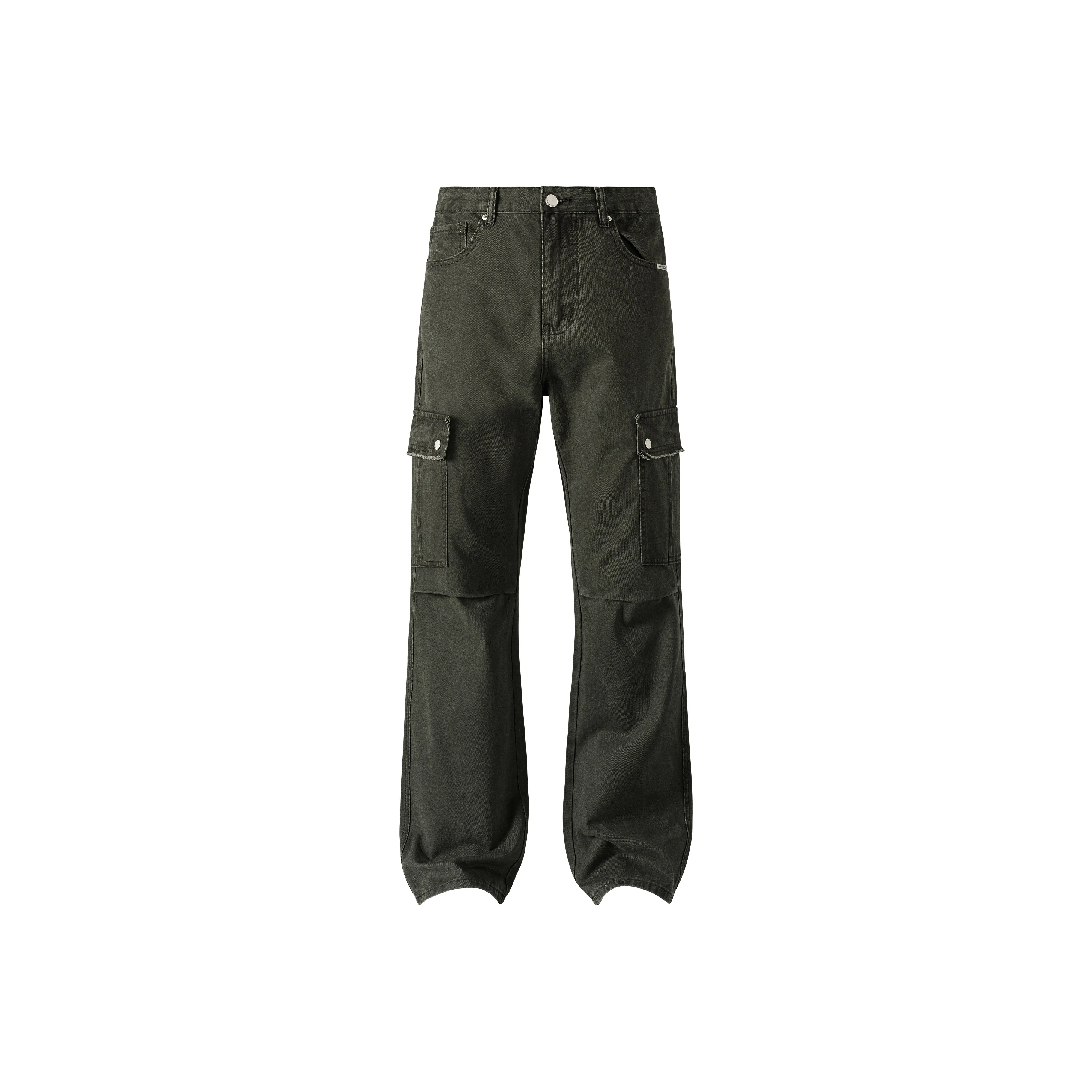 XINYINSU SS25 Jeans Unisex Army Green