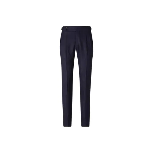 SCABAL Морской синий Мужские повседневные брюки