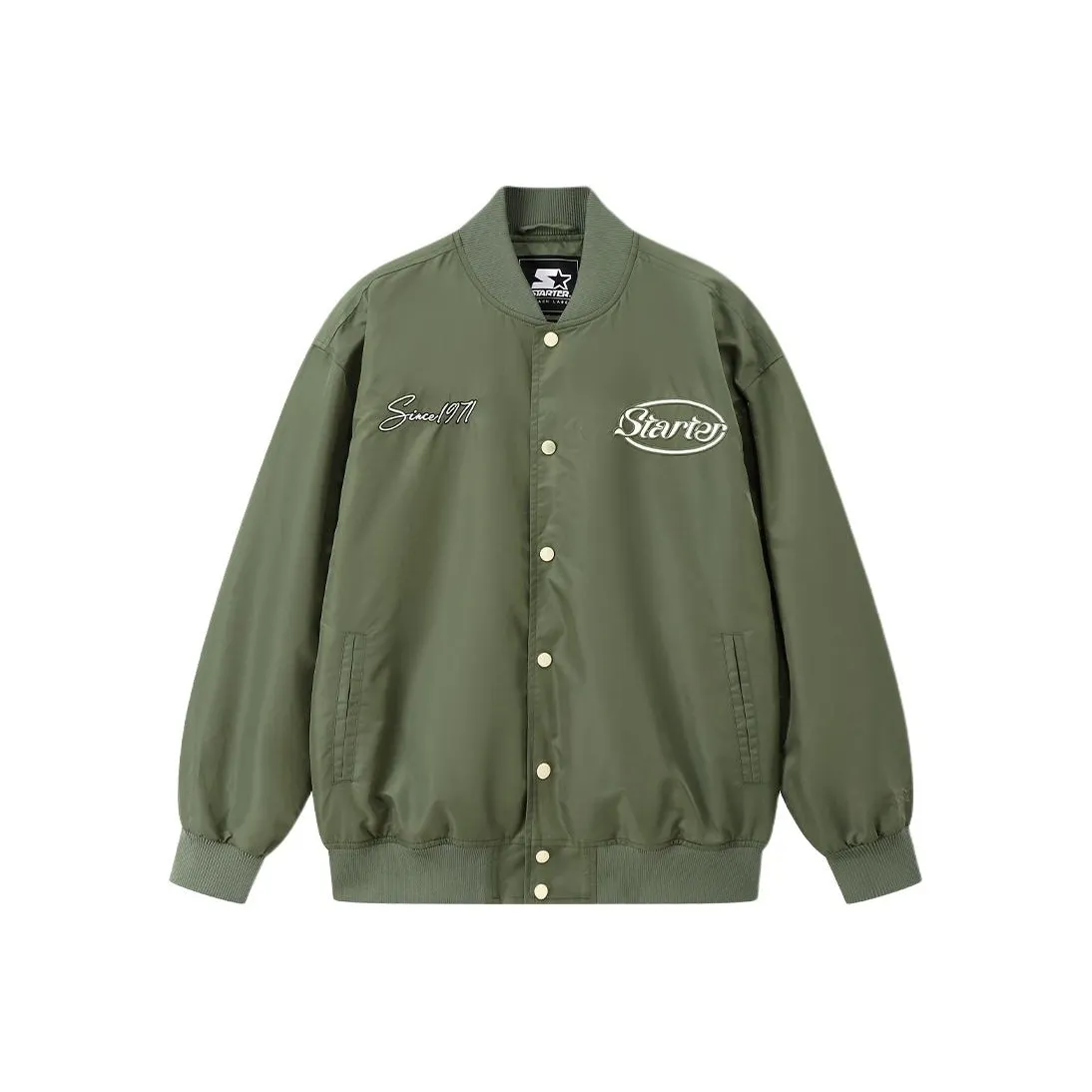 STARTER Jackets Coats Unisex Olive Green
