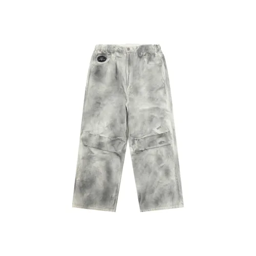 aape Белый WHB Мужские Джинсы