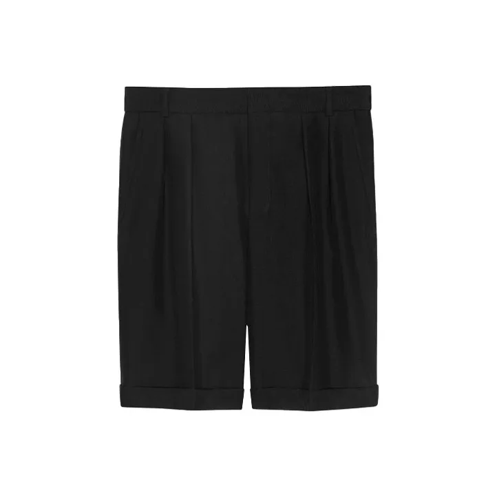 SAINT LAURENT Casual Shorts Men's Black