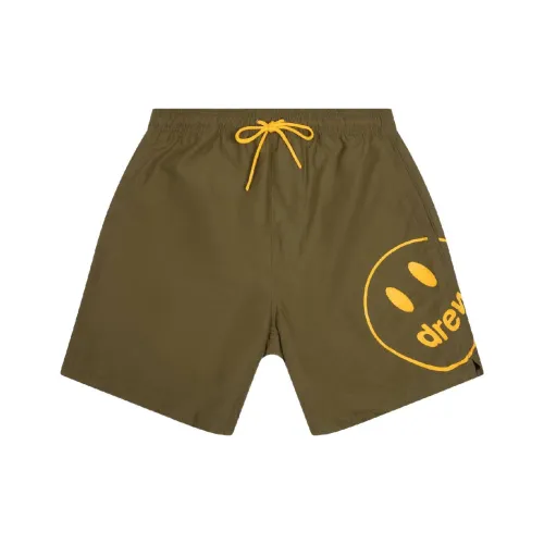 Drew House Smiley Collection Зеленые Унисекс Повседневные шорты