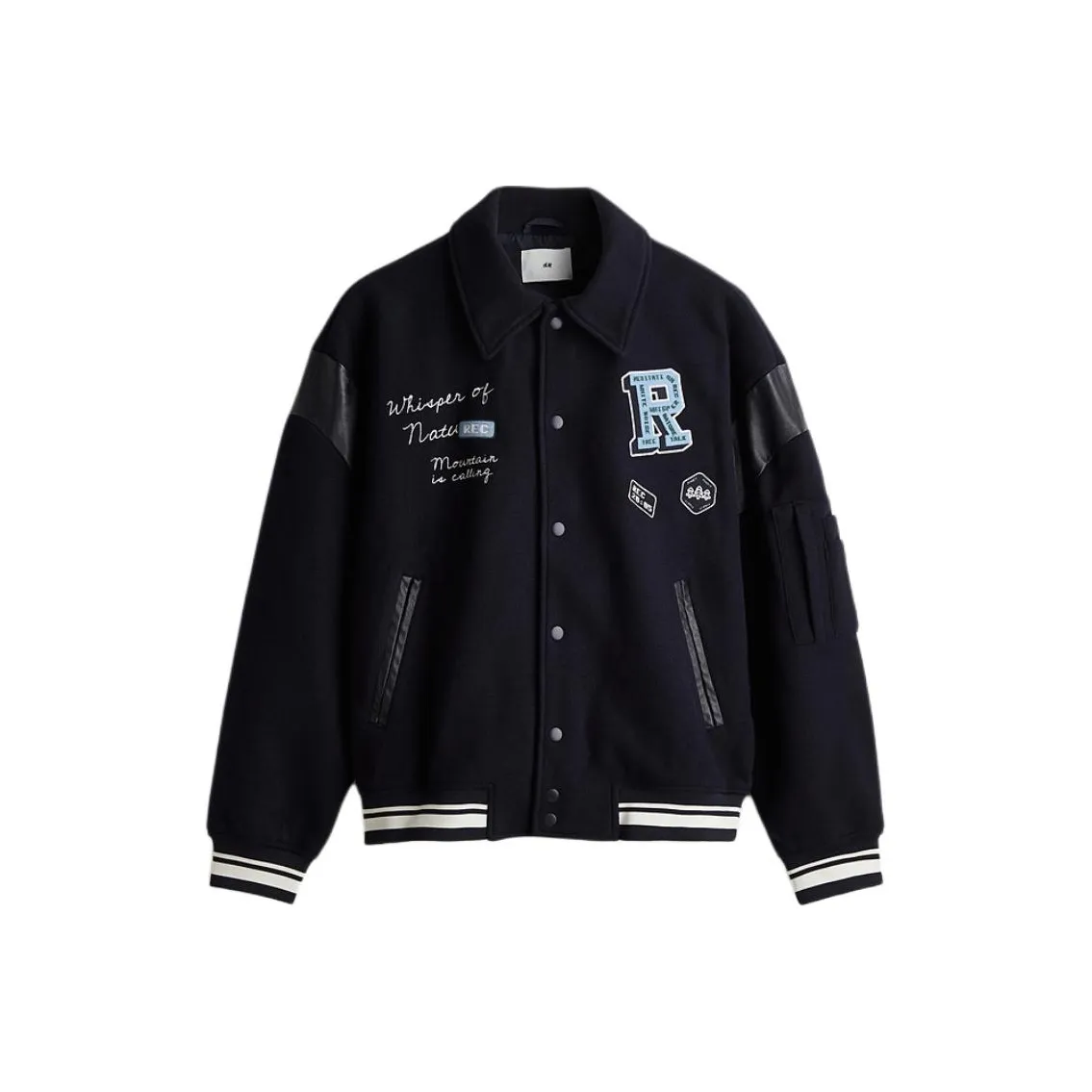 H&M Jackets Coats Men's Marine Blue