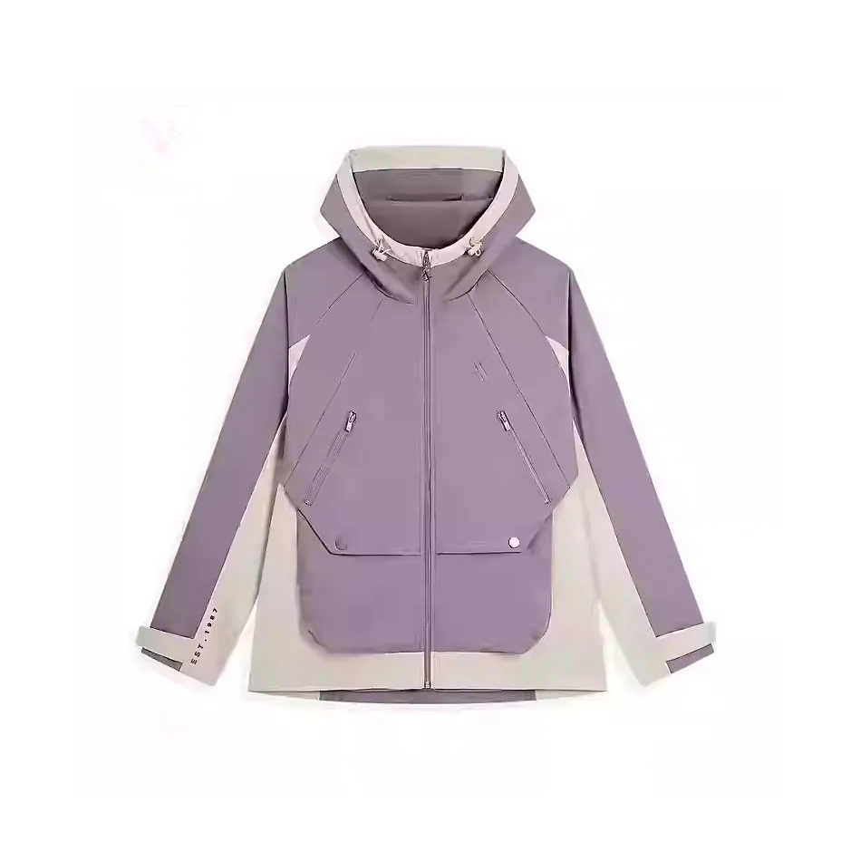XTEP Trench Coats Men Rhino Purple