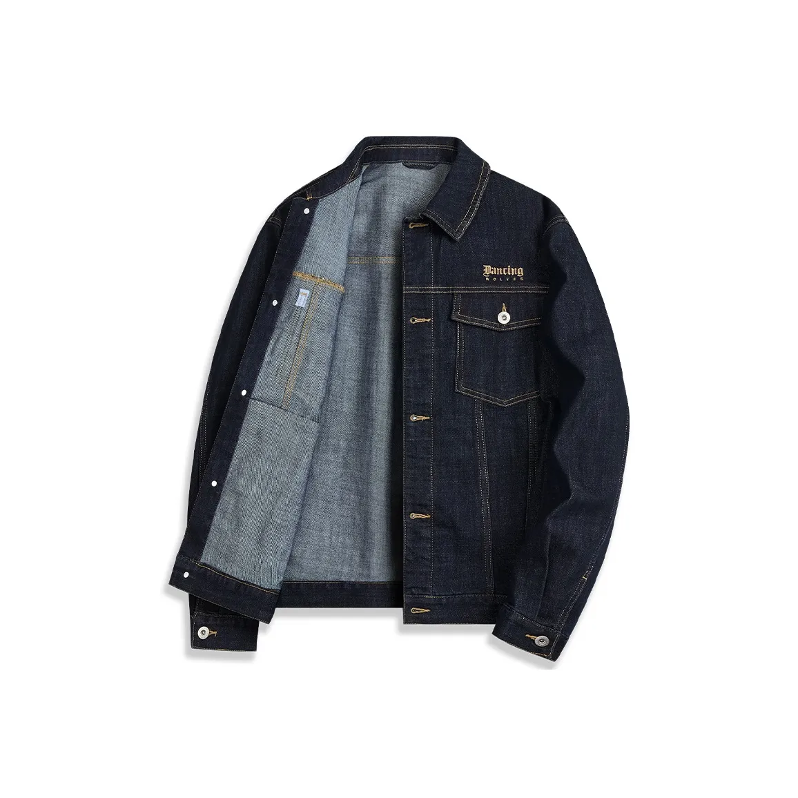 Куртки и пальто Dance with Wolves Мужские Темно-синий