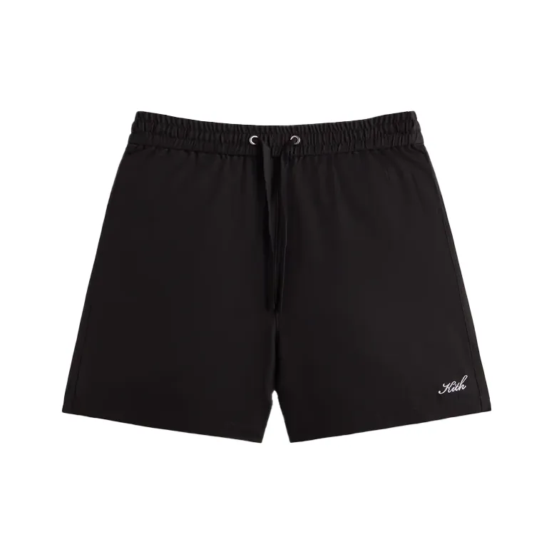 KITH Collaboration Мужские Повседневные Шорты Черные