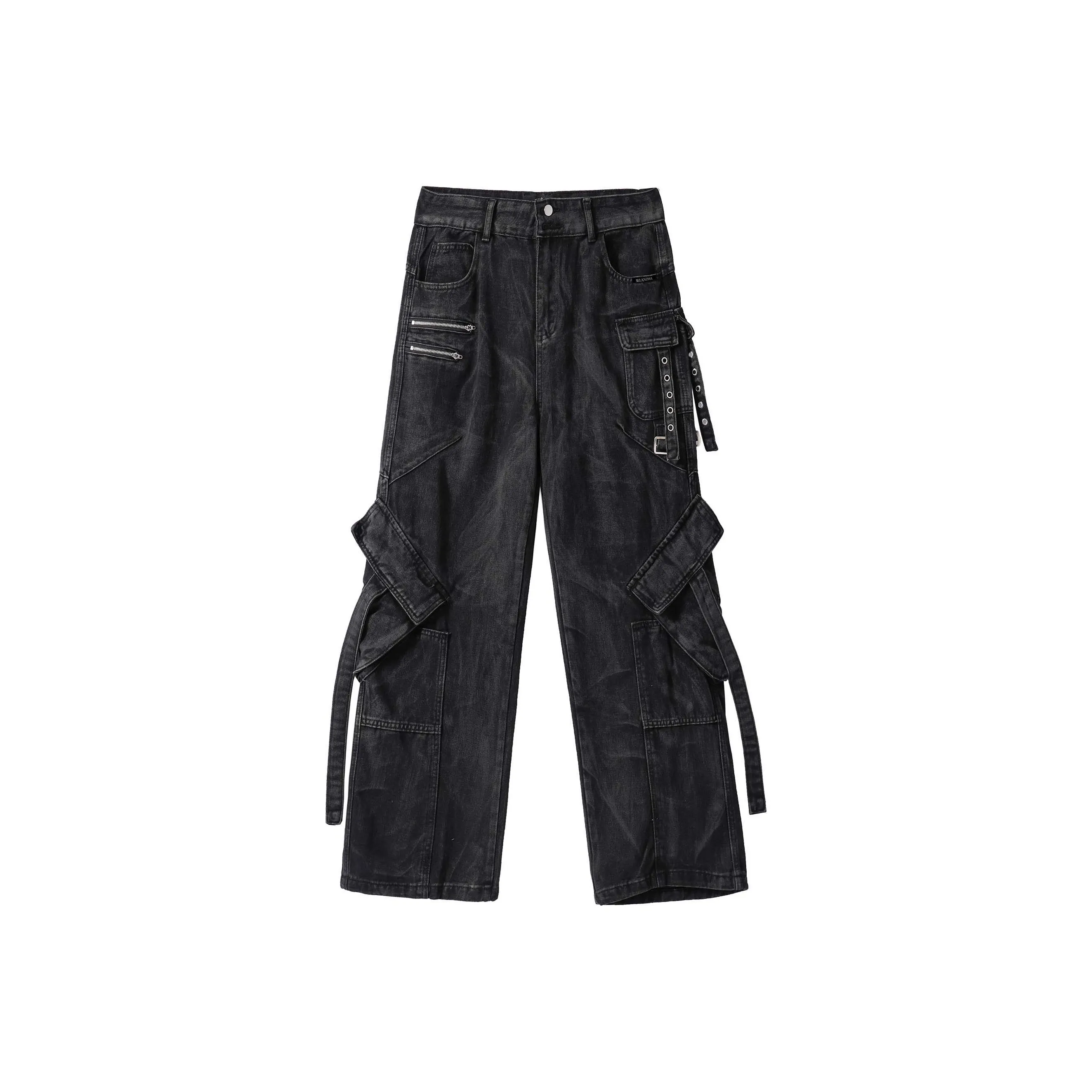 Cotton Jeans Unisex Smoke Gray