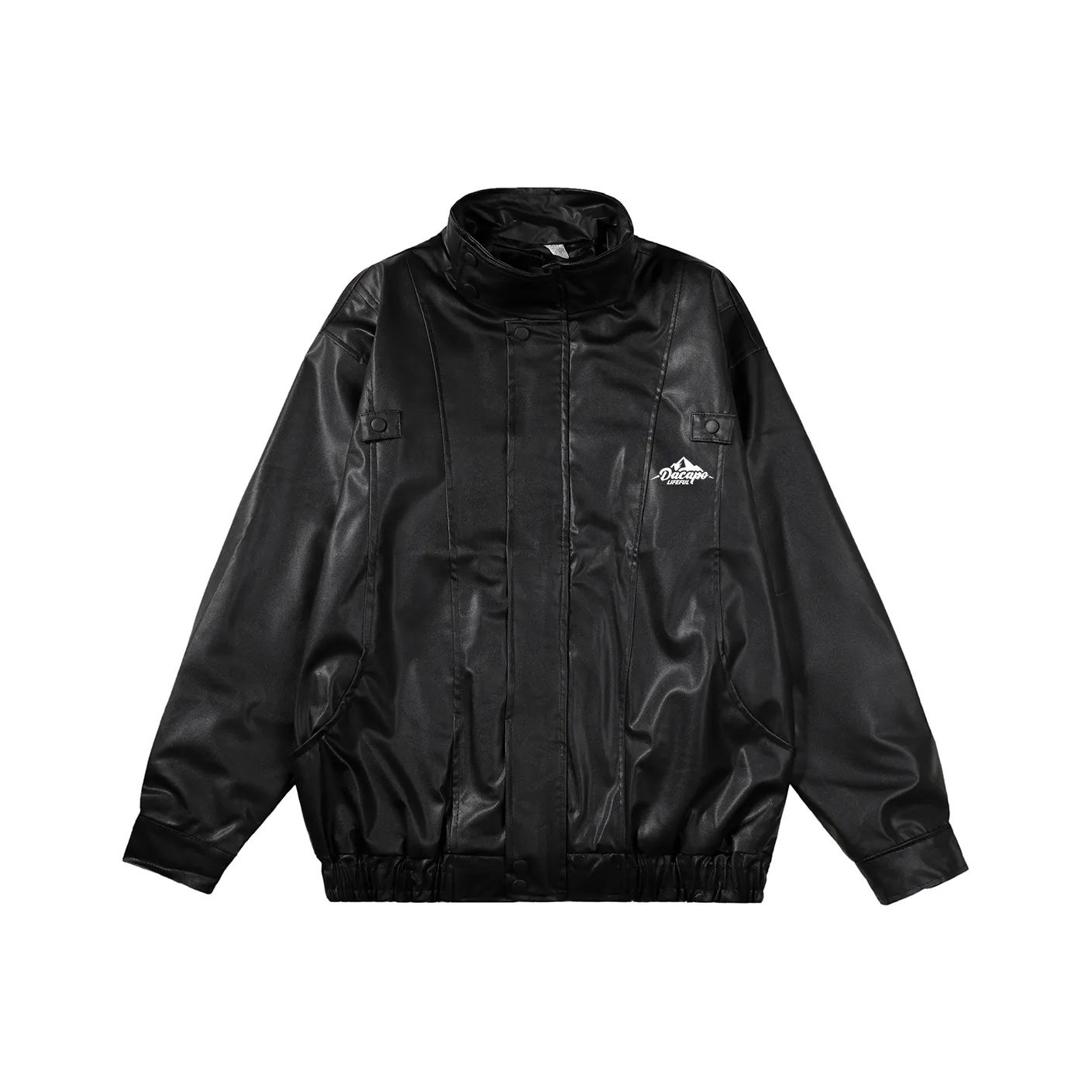 Dacapo Leather Jacket Unisex Black