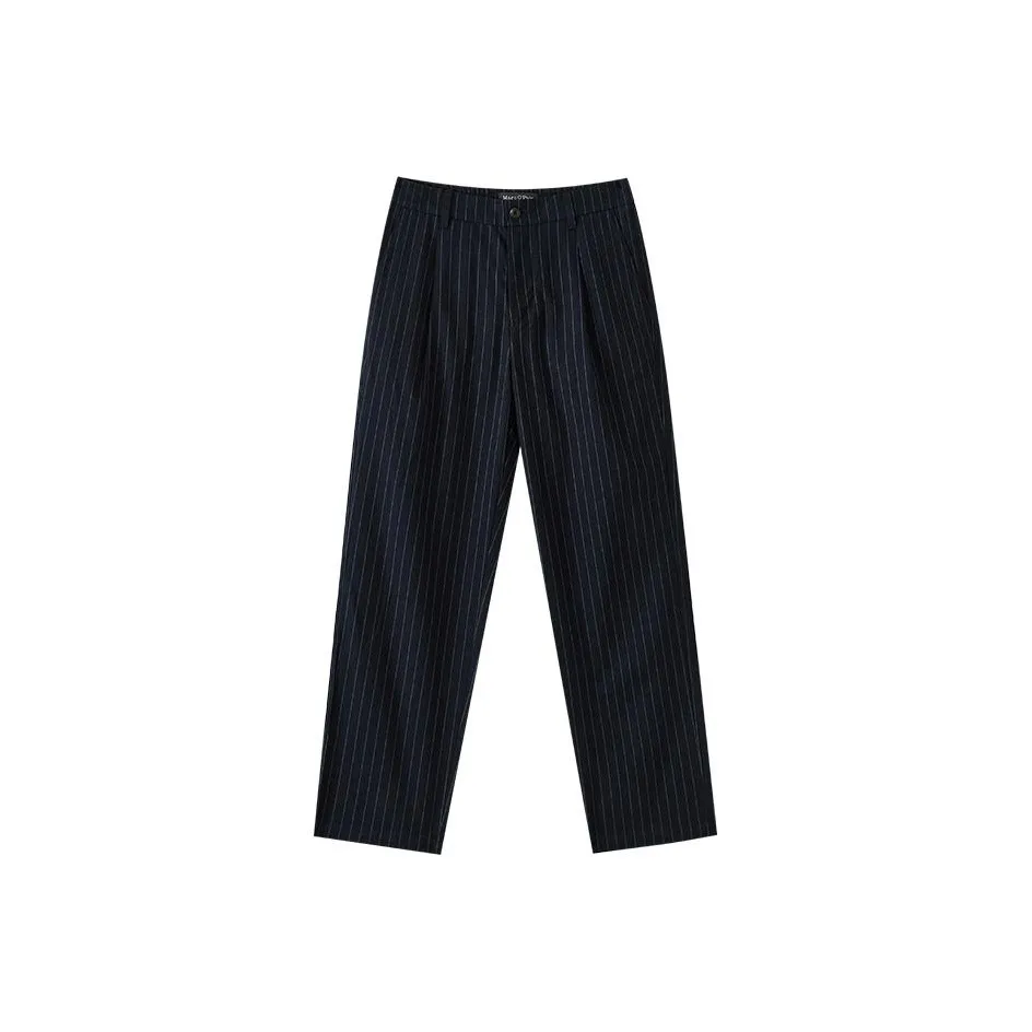 MARC OPOLO Suit Trousers Men's Navy Blue Stripes M83