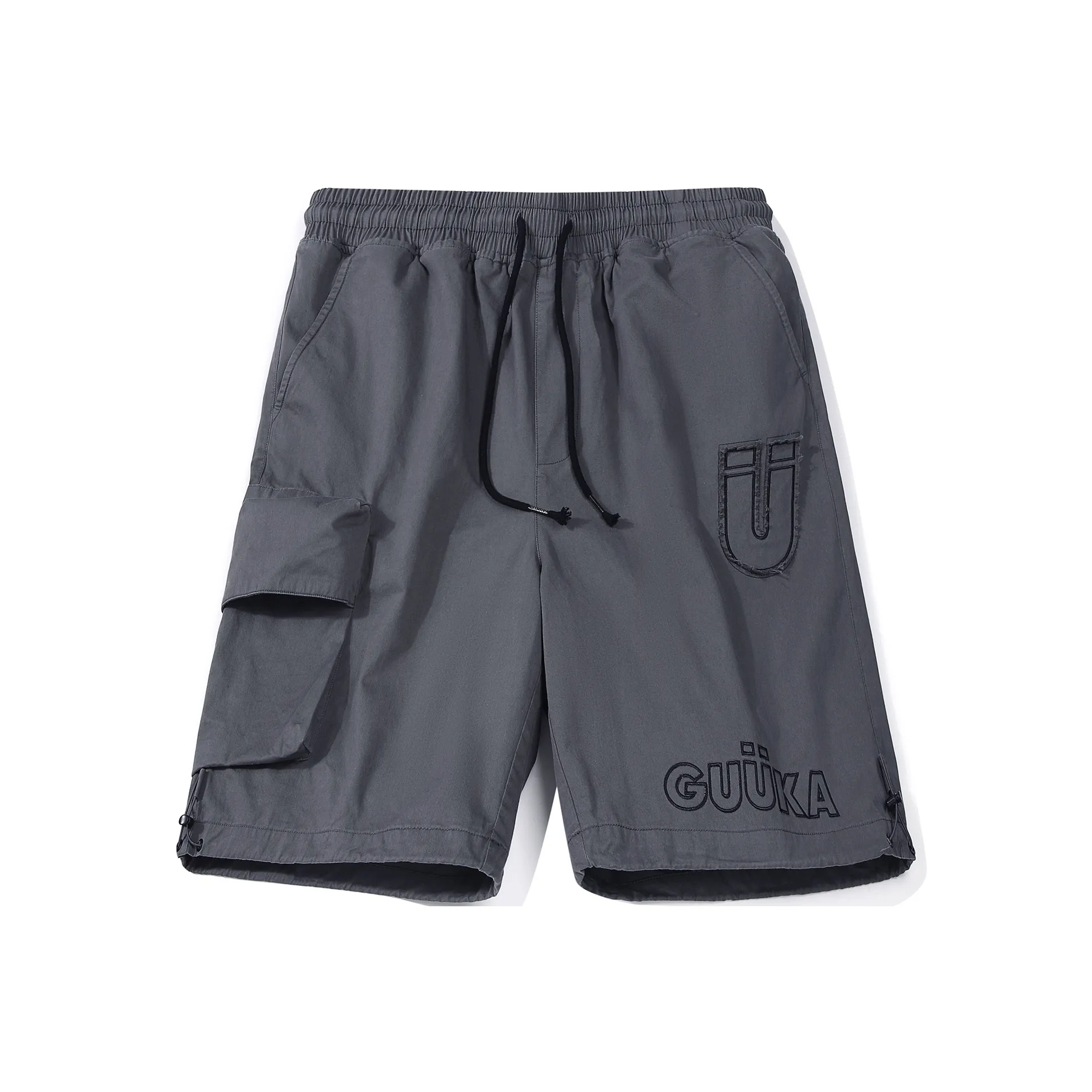 Guuka Casual Shorts Men's Dark Gray
