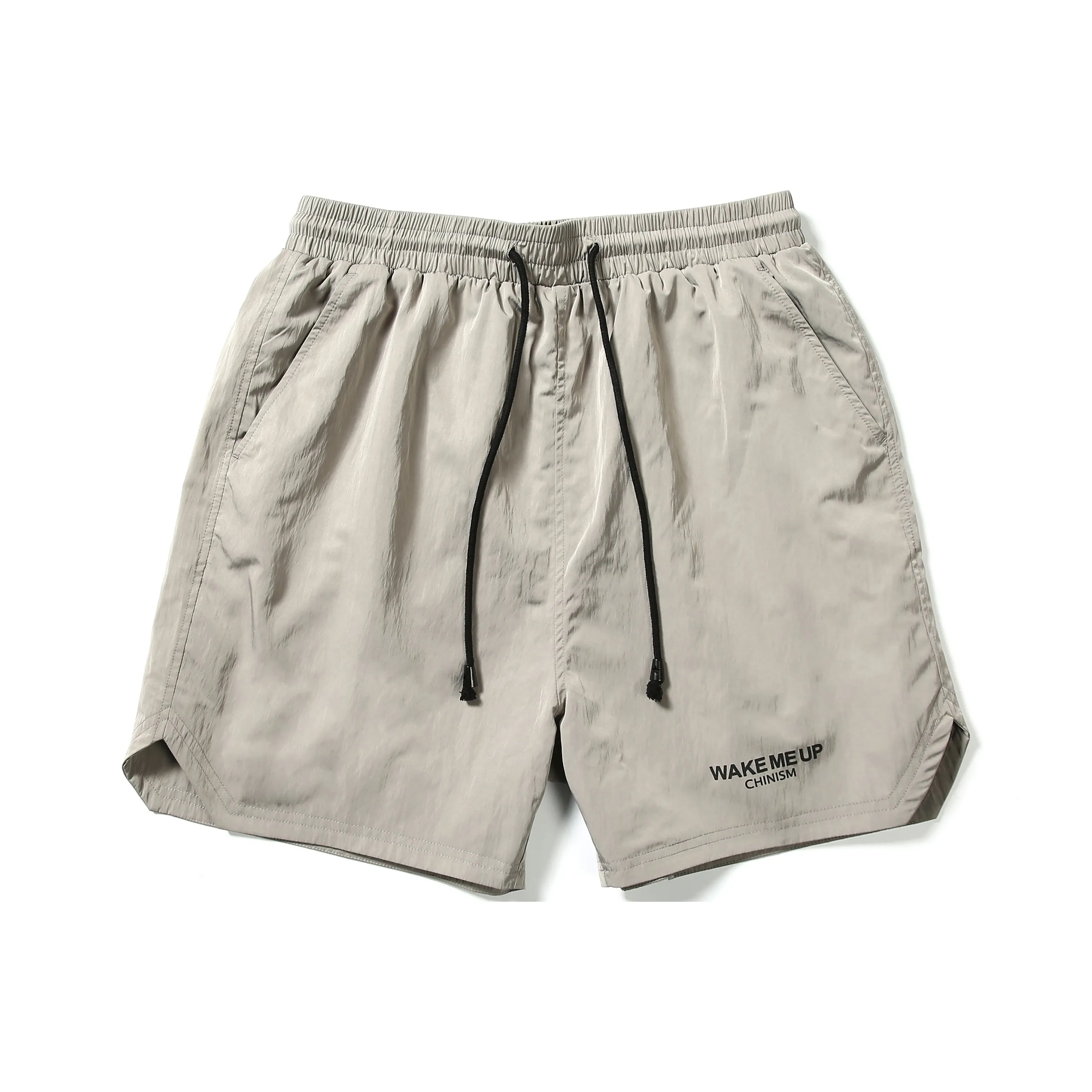 CHINISM Casual Shorts Unisex Khaki Gray