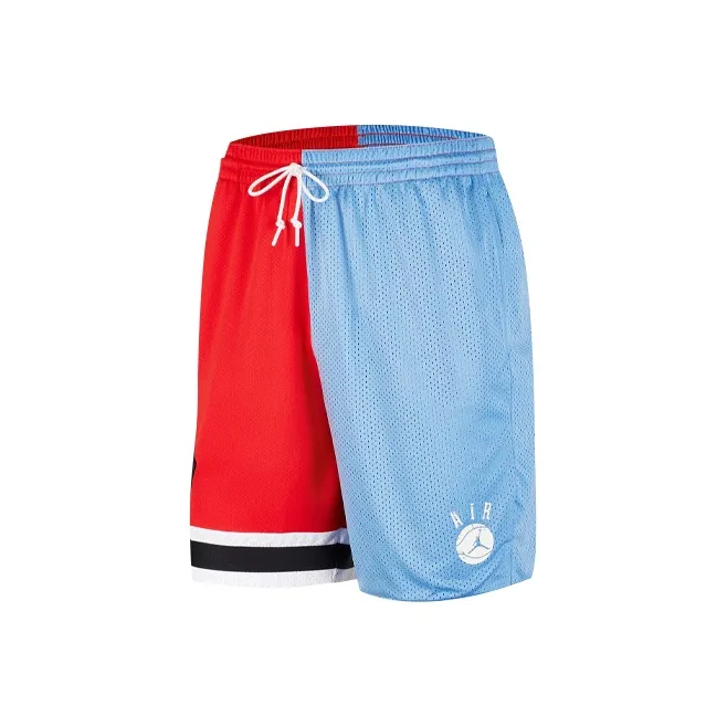 Jordan Casual Shorts Men's Red Blue Patchwork