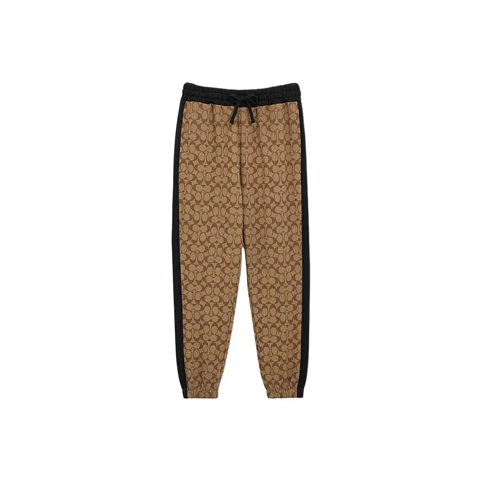COACH SS24 Casual Pants Men's Khaki