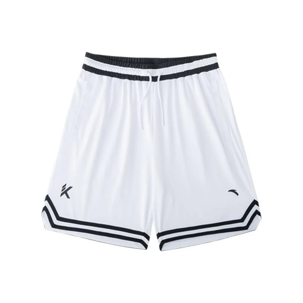 Anta Basketball Collection Casual Shorts Men's Pure White