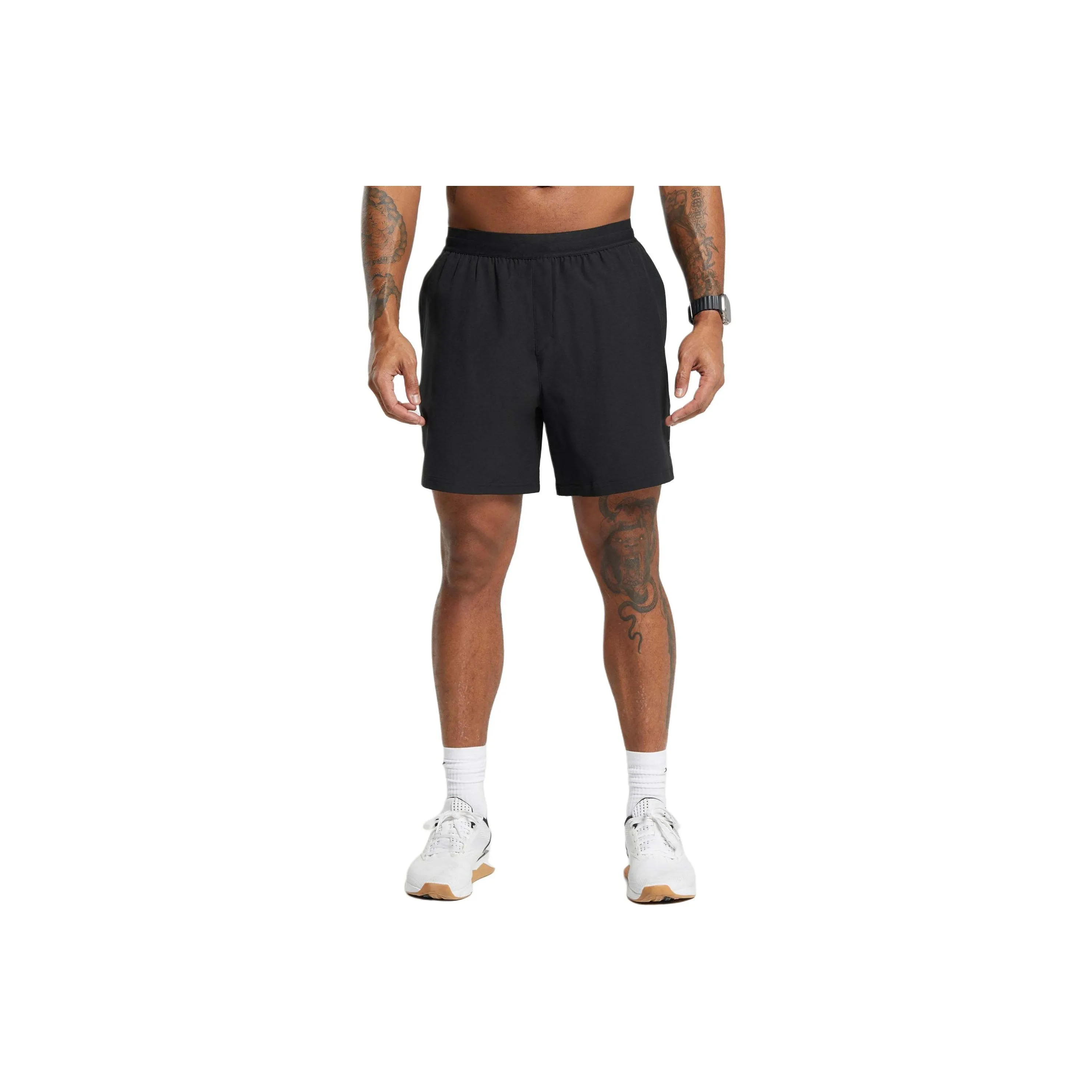 GYMSHARK Land TO WATER 6' Шорты Повседневные шорты Мужской Черный