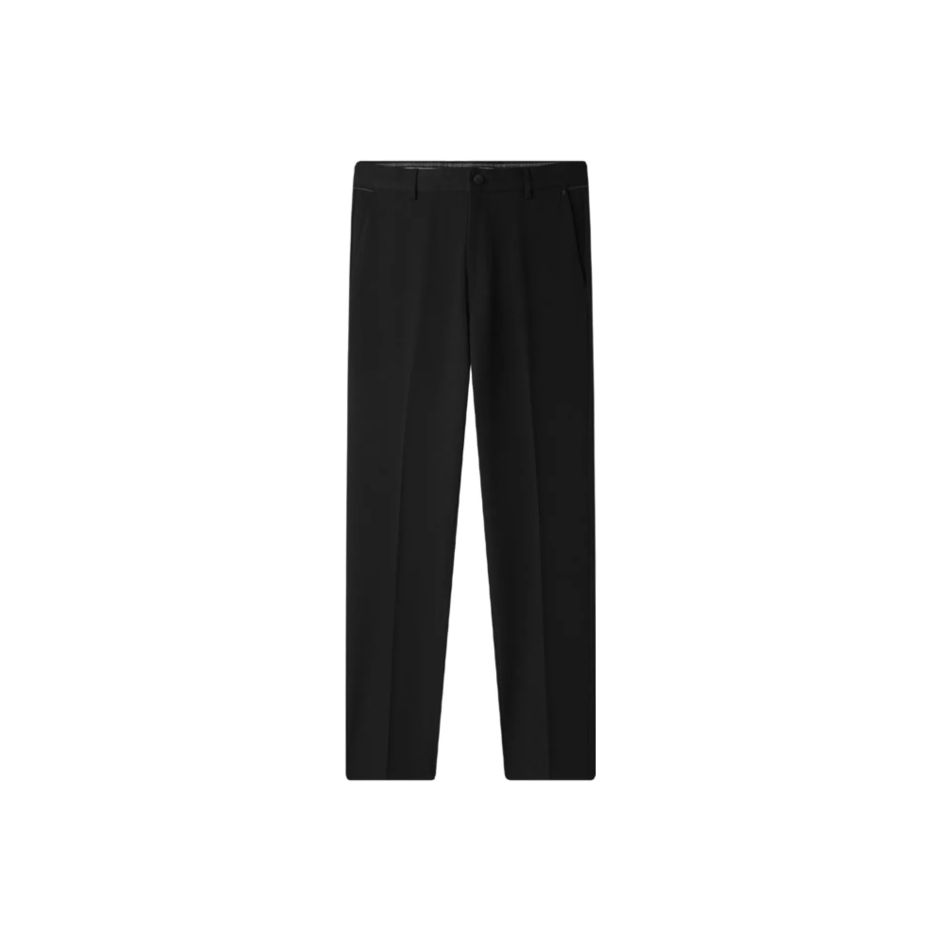 HLA Solid Color Suit Pants With A Fitted Cut And Durability Men's