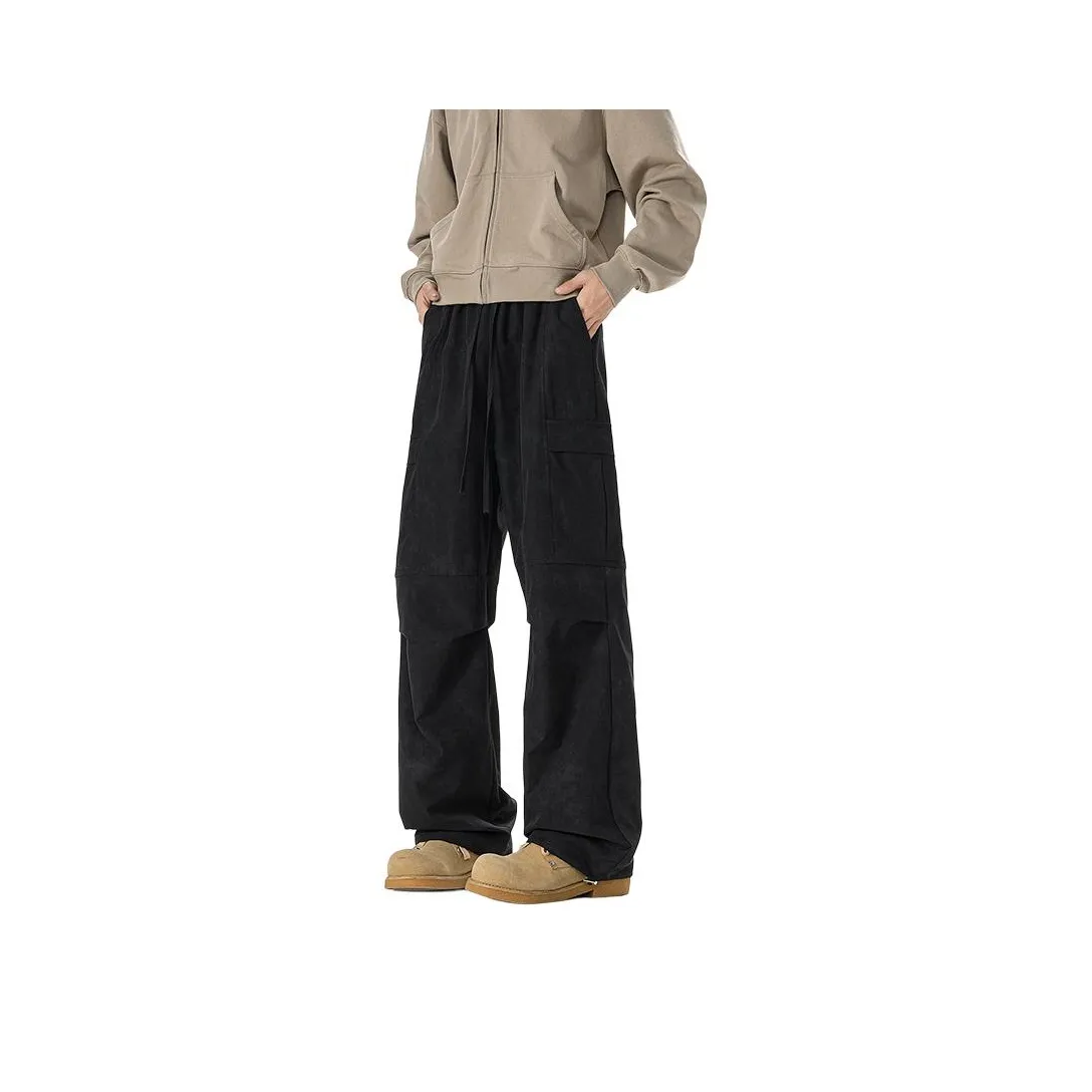 Warrior Huichao Riding The Wind Collection Cargo Pants Unisex Black
