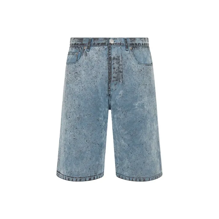 DIOR BY ERL Denim Shorts Men Blue