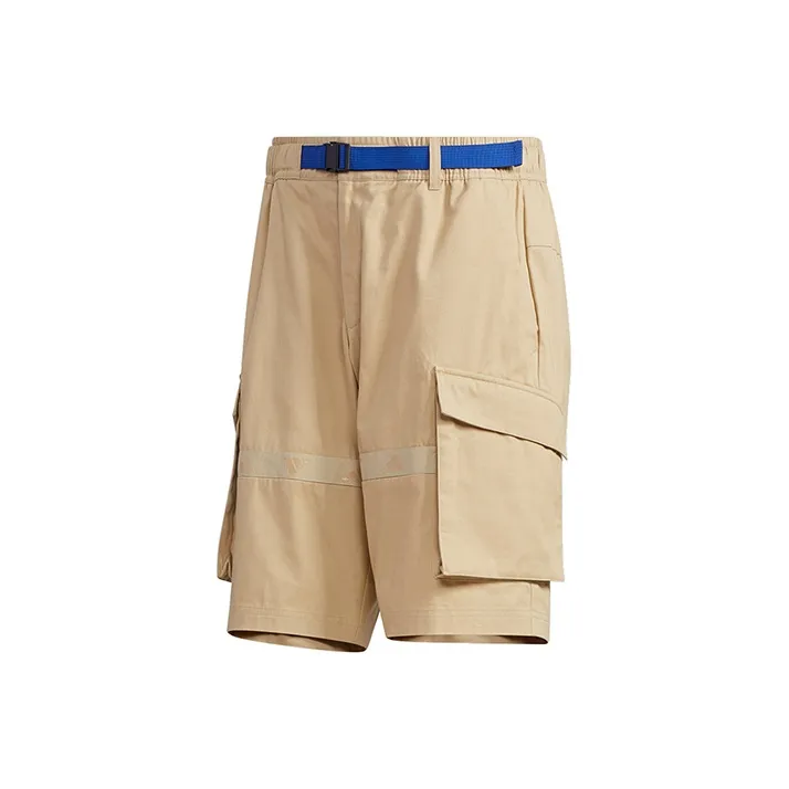 Adidas Grass Brown Men's Cargo Shorts Adidas Grass Коричневые Мужские Карго Шорты
