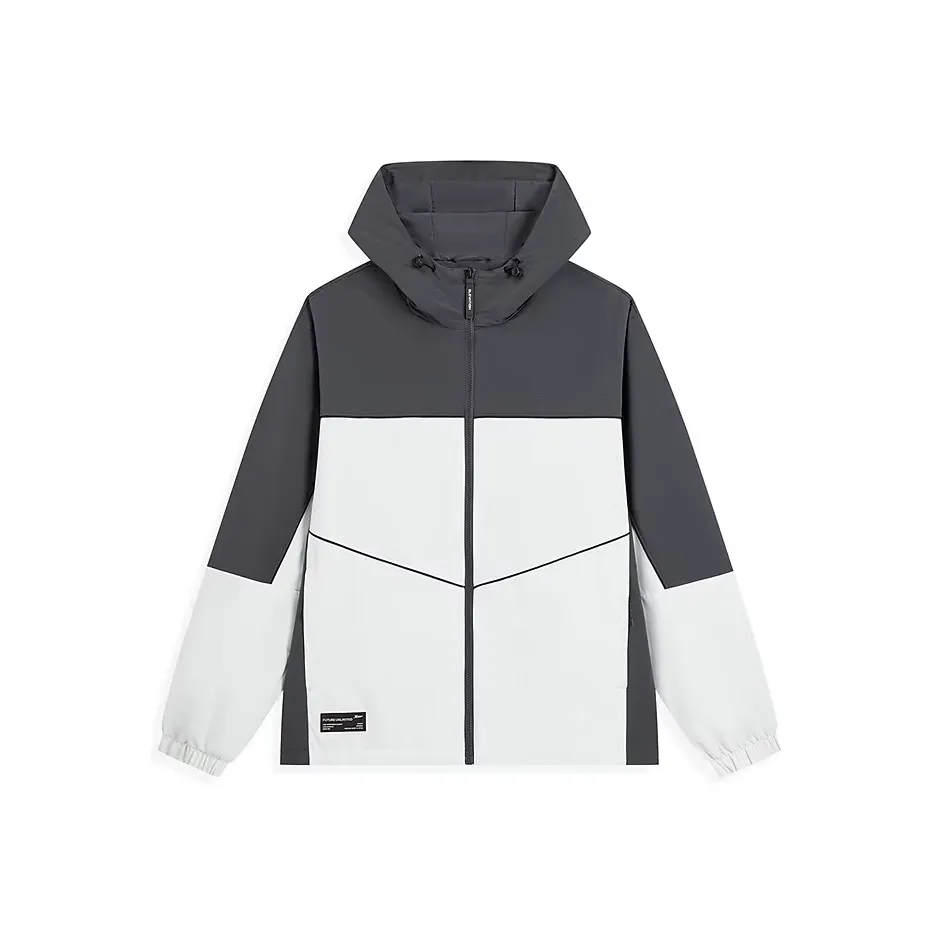 XTEP Тренчкот Мужской Сумка-полумесяц Серый Туманно-серый