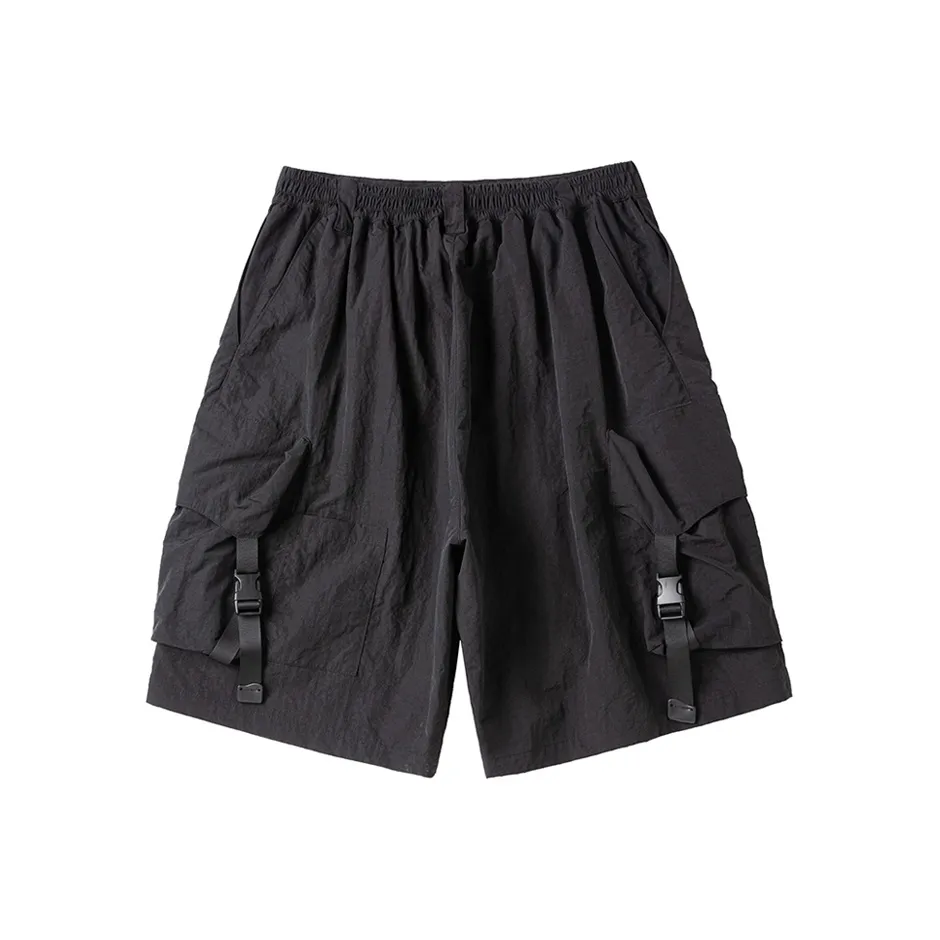 AOGZ Черные Унисекс Шорты Карго