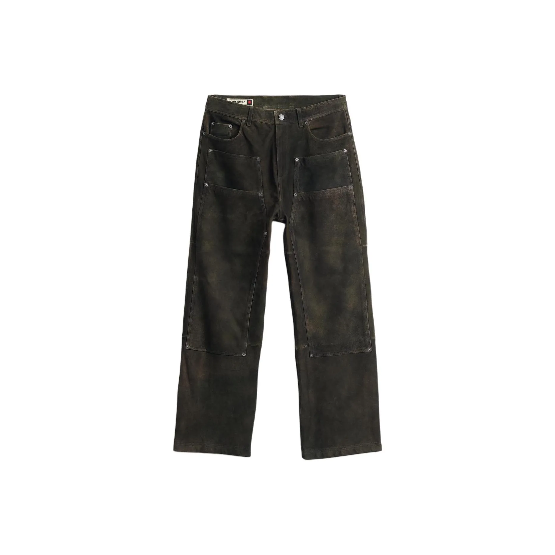 ZARA Коричневый Мужской Повседневный Брюки