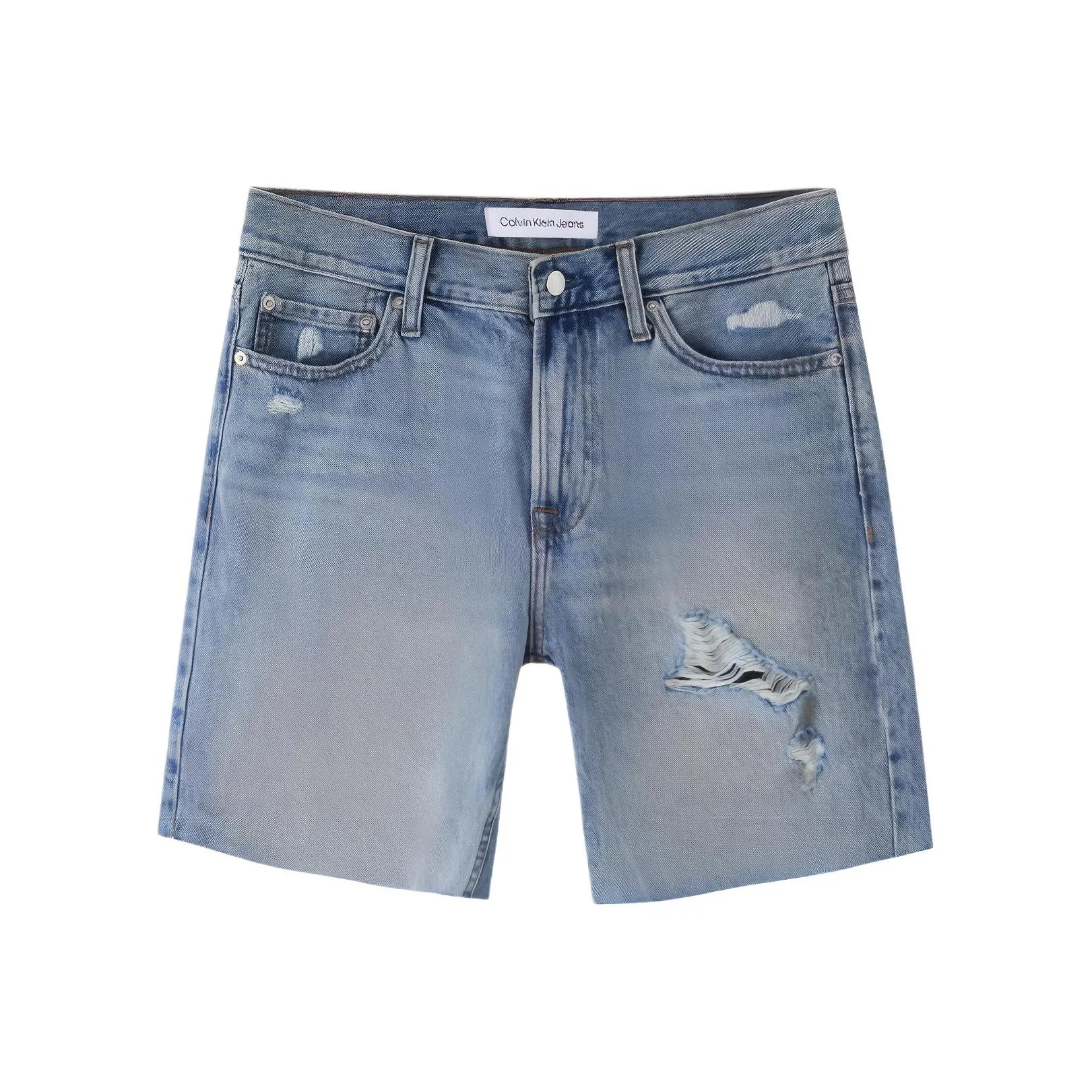 Calvin Klein Denim Shorts Men's Light Blue