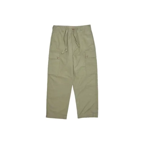 NIGEL CABOURN Зеленые Мужские Брюки Карго