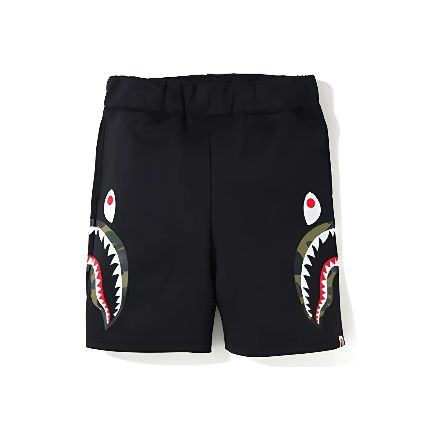 A BATHING APE Shark Series Casual Shorts Unisex Black
